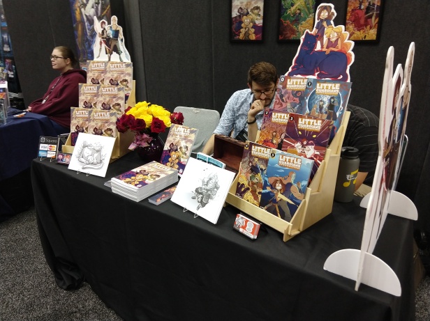 The Little Guardians table at Gen Con